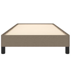 Cadre de lit Taupe 100x200 cm Tissu