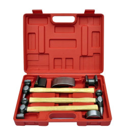 Kit de marteaux de carrosserie de voiture et de bosses 7 pcs