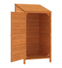 Remise de jardin Marron 55x52x112 cm Bois de sapin solide