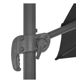 Parasol avec base portable Anthracite