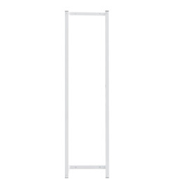 Porte-serviette Blanc 25x20x95 cm Acier