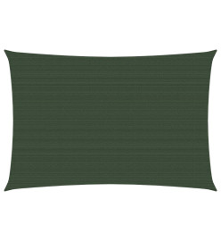 Voile d'ombrage 160 g/m² Vert foncé 2,5x4 m PEHD