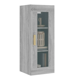 Armoire murale suspendue Sonoma gris 34,5x34x90 cm