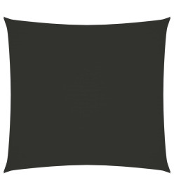 Voile de parasol Tissu Oxford carré 3x3 m Anthracite