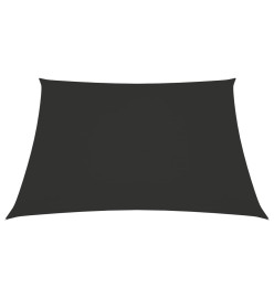 Voile de parasol Tissu Oxford carré 3x3 m Anthracite