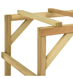 Support d'escalade d'extérieur 170x60x170 cm Bois de pin massif