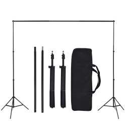 Kit de studio photo avec boîte à lumière et toile de fond