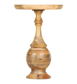 Table d'appoint ronde 43x43x66 cm Bois de manguier massif