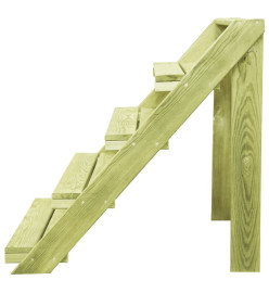 Support de jardinière 80x80x80 cm Bois de pin imprégné