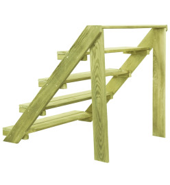 Support de jardinière 80x80x80 cm Bois de pin imprégné