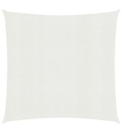 Voile d'ombrage 160 g/m² Blanc 4,5x4,5 m PEHD