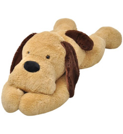 Chien en peluche 120 cm Marron