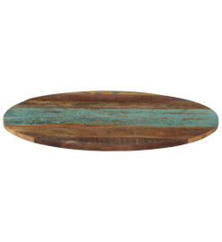 Dessus de table rond 60 cm 15-16 mm Bois de récupération