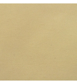 Parasol en tissu Oxford carré 3,6 x 3,6 m Beige