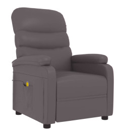 Fauteuil de massage Gris Similicuir