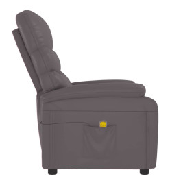 Fauteuil de massage Gris Similicuir