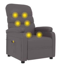 Fauteuil de massage Gris Similicuir