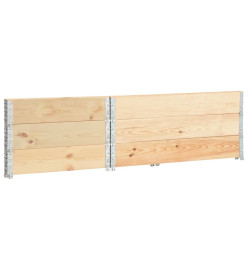 Colliers de palette 3 pcs 100x150 cm Bois de pin solide