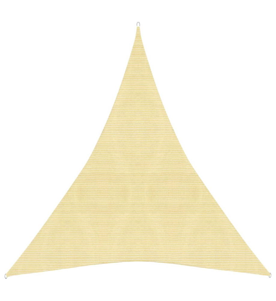 Voile d'ombrage 160 g/m² Beige 5x6x6 m PEHD