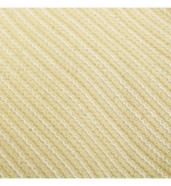 Voile d'ombrage 160 g/m² Beige 5x6x6 m PEHD