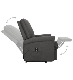 Fauteuil Gris foncé Tissu