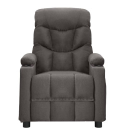 Fauteuil de massage Gris foncé Tissu