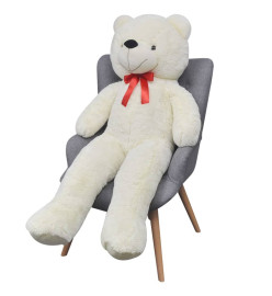 Ourson en peluche XXL Blanc 160 cm