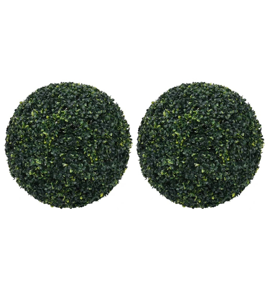 Boules de buis artificielles 2 pcs 52 cm