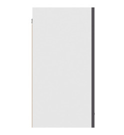 Armoire suspendue Gris 80x31x60 cm Aggloméré