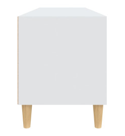 Meuble TV blanc 100x34,5x44,5 cm bois d'ingénierie