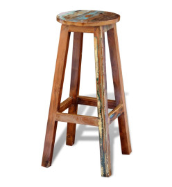 Tabouret de bar Bois de récupération massif