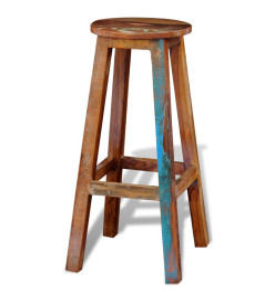 Tabouret de bar Bois de récupération massif