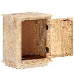 Table de chevet 40x30x46 cm Bois de manguier massif