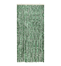 Moustiquaire Vert et blanc 100x220 cm Chenille