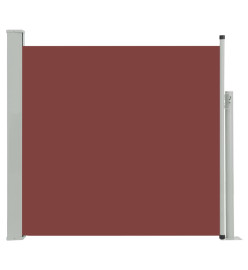 Auvent latéral rétractable de patio 170x300 cm Marron