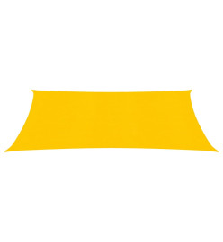 Voile d'ombrage 160 g/m² Jaune 2,5x4 m PEHD