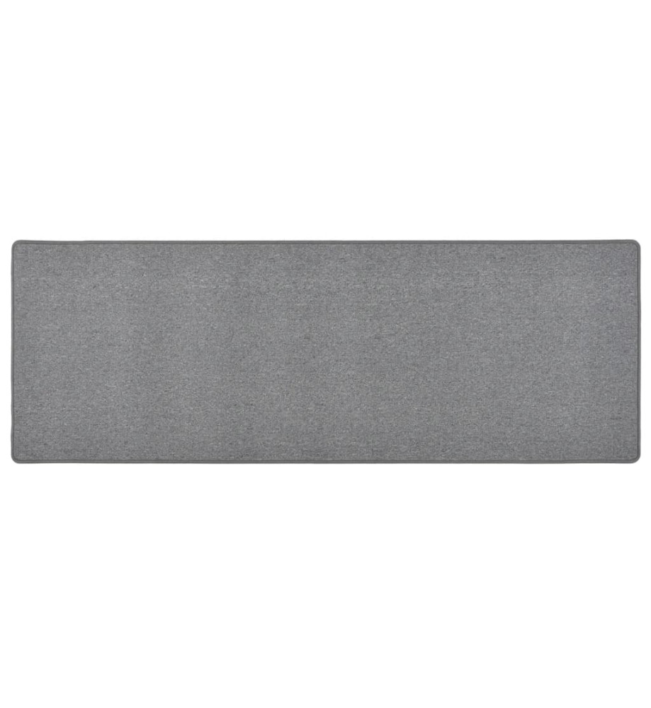 Tapis de couloir Gris foncé 50x150 cm