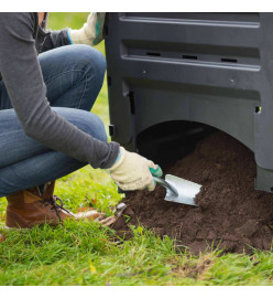 Nature Bac à compost 300 L Noir