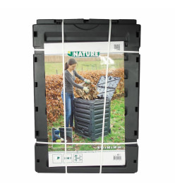 Nature Bac à compost 300 L Noir