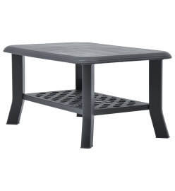 Table basse Anthracite 90 x 60 x 46 cm Plastique