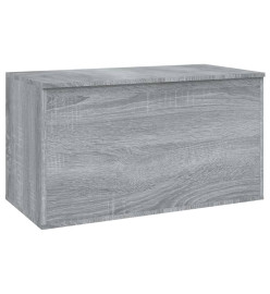 Coffre de rangement Sonoma gris 84x42x46 cm Bois d'ingénierie