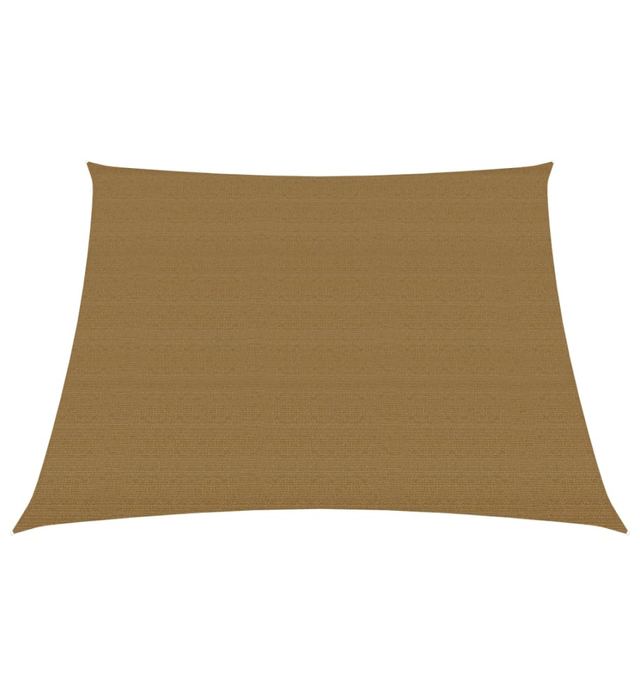 Voile d'ombrage 160 g/m² Taupe 4/5x3 m PEHD