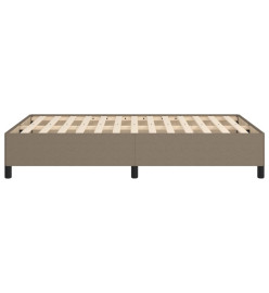 Cadre de lit Taupe 120x200 cm Tissu