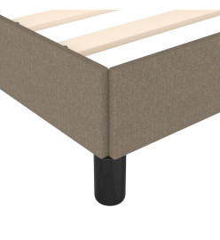 Cadre de lit Taupe 120x200 cm Tissu