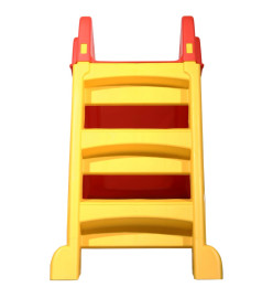 Toboggan pliable d'enfants Intérieur/Extérieur Rouge et jaune