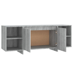 Meuble TV Sonoma gris 130x35x50 cm Aggloméré