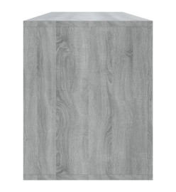 Meuble TV Sonoma gris 130x35x50 cm Aggloméré