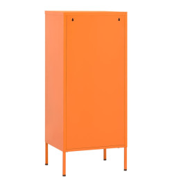 Armoire de rangement Orange 42,5x35x101,5 cm Acier