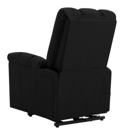 Fauteuil de massage Noir Tissu