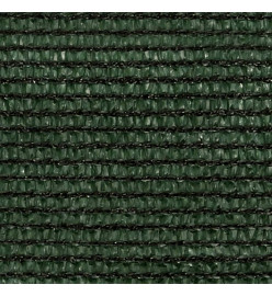 Voile d'ombrage 160 g/m² Vert foncé 3/4x3 m PEHD